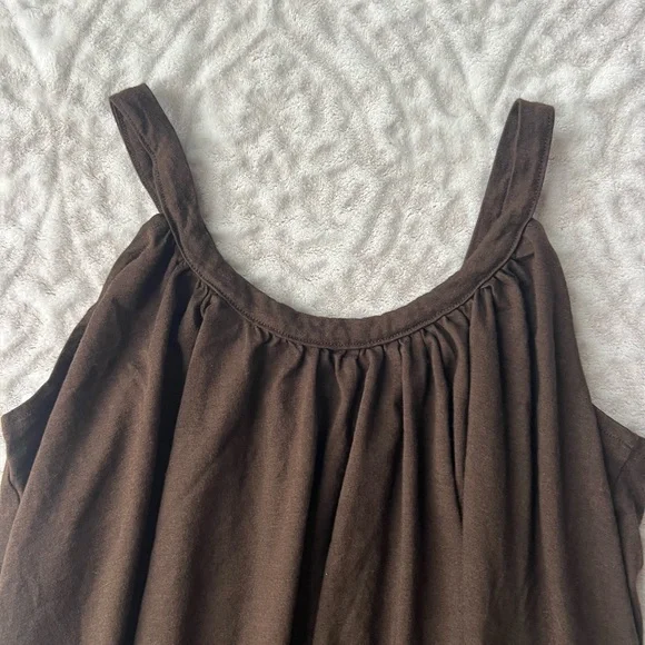 Old Navy Women’s Chocolate Brown Tank Top | Size M - Picture 3 of 7